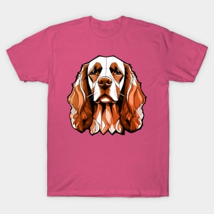 Dog Spaniel 1 art T-Shirt